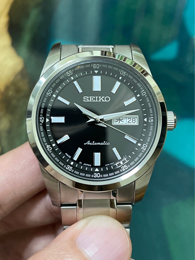 選ぶなら-SEIKO SEIKO SARV003 メカニカル 機械式腕時計 •ブラック