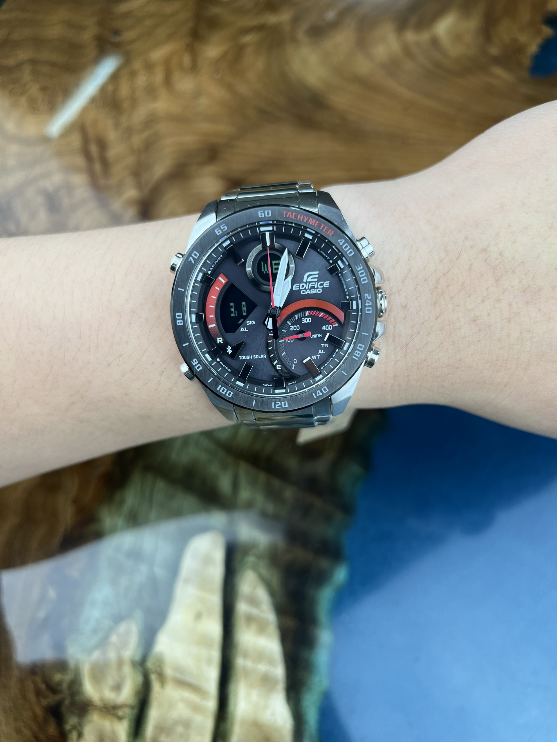 CASIO EDIFICE ECB-900YDB-1AJF - 腕時計(アナログ)