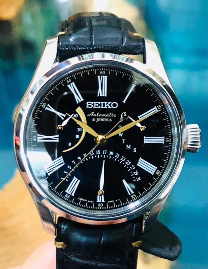 Đồng hồ Seiko Presage Urushi Retrograde Day Date SARD011