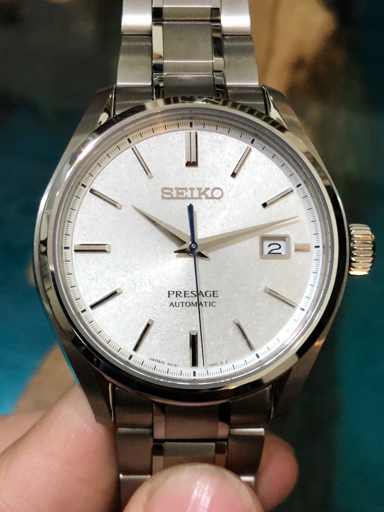 Đồng hồ Seiko Presage Titanium Snowflake SARX055