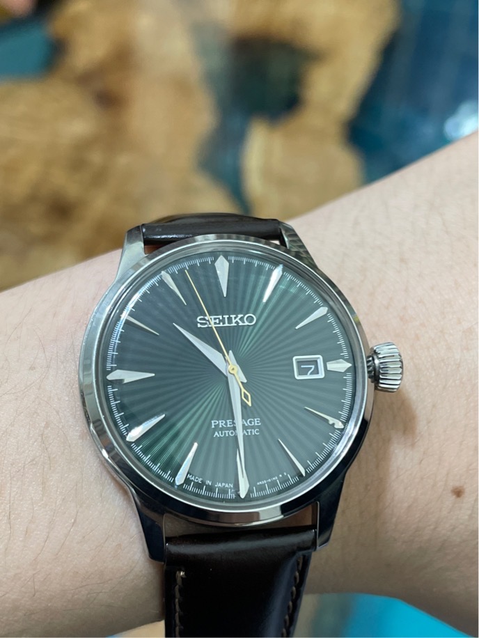 Mã số 200: Seiko Presage Cocktail SARY133, Seiko 4R35, Seiko SRPD37J1