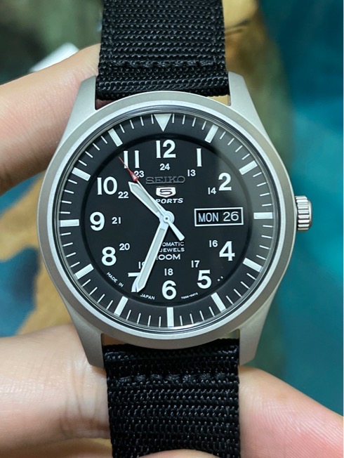 Đồng hồ Seiko 5 Quân đội 42mm, Made in Japan (Không quân) | Review đồng hồ