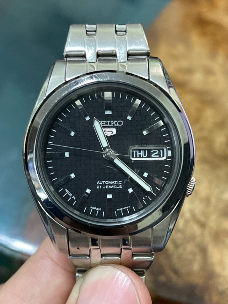 Mã 94: Đồng hồ Seiko 5 máy 7S26-03H0 - cơ Nhật nội địa