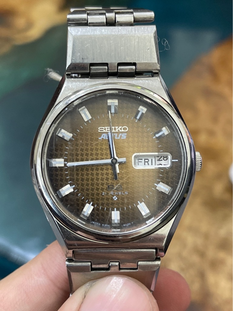 Mã 87: Đồng hồ Seiko Actus SS - 6306 - 8030 - cơ Nhật nội địa