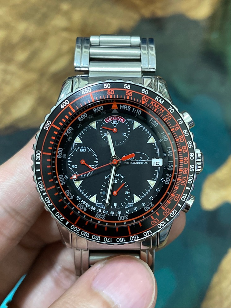 Certina Ds Michael Doohan 1996 Limited Valjoux 7750 Selten Swiss Made  Chrono | Review đồng hồ