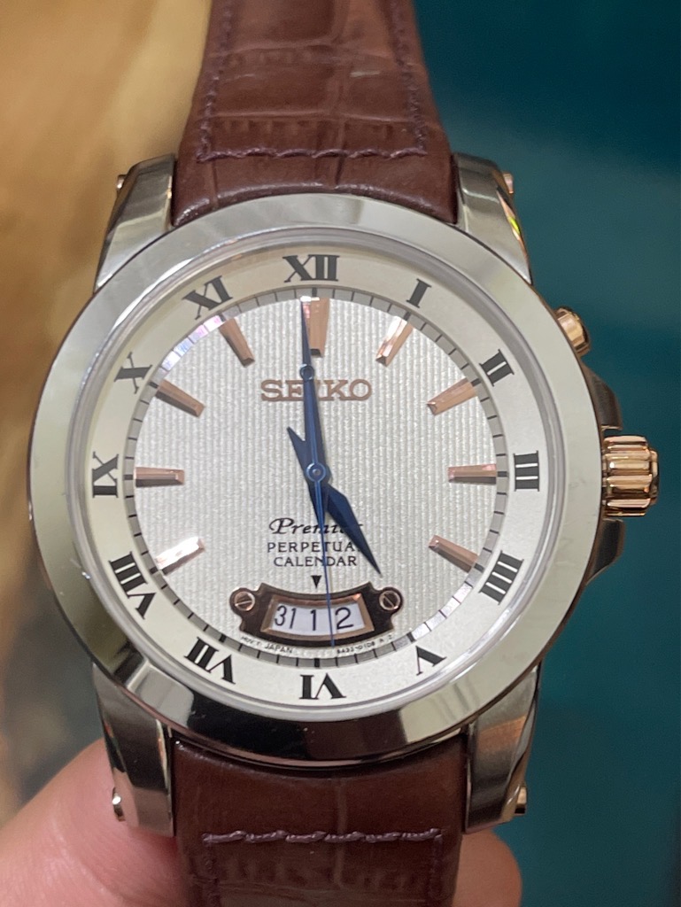 Đồng hồ Seiko Premier Perpetual Calendar 6A32 - 00X0 | Đồng hồ nhật Quang  Lâm.