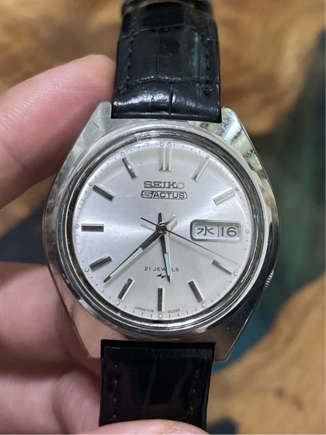 Mã số 60: Đồng hồ Seiko 5 Actus Automatic 21 chân kính - 7019-8010 Made in