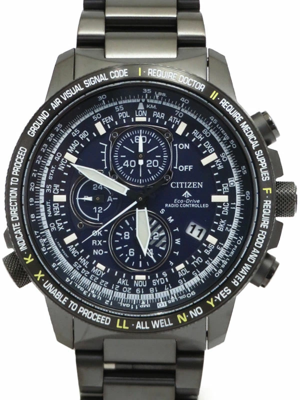 Watches Citizen Promaster Sky Eco-Drive Radio Controlled Super Titanium  AT8195-85L