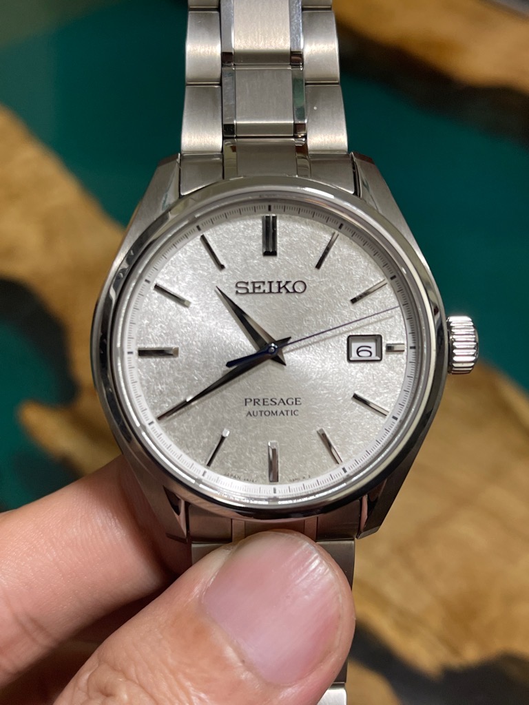 Mã số 778: Seiko Presage Titanium Snowflake SARX055