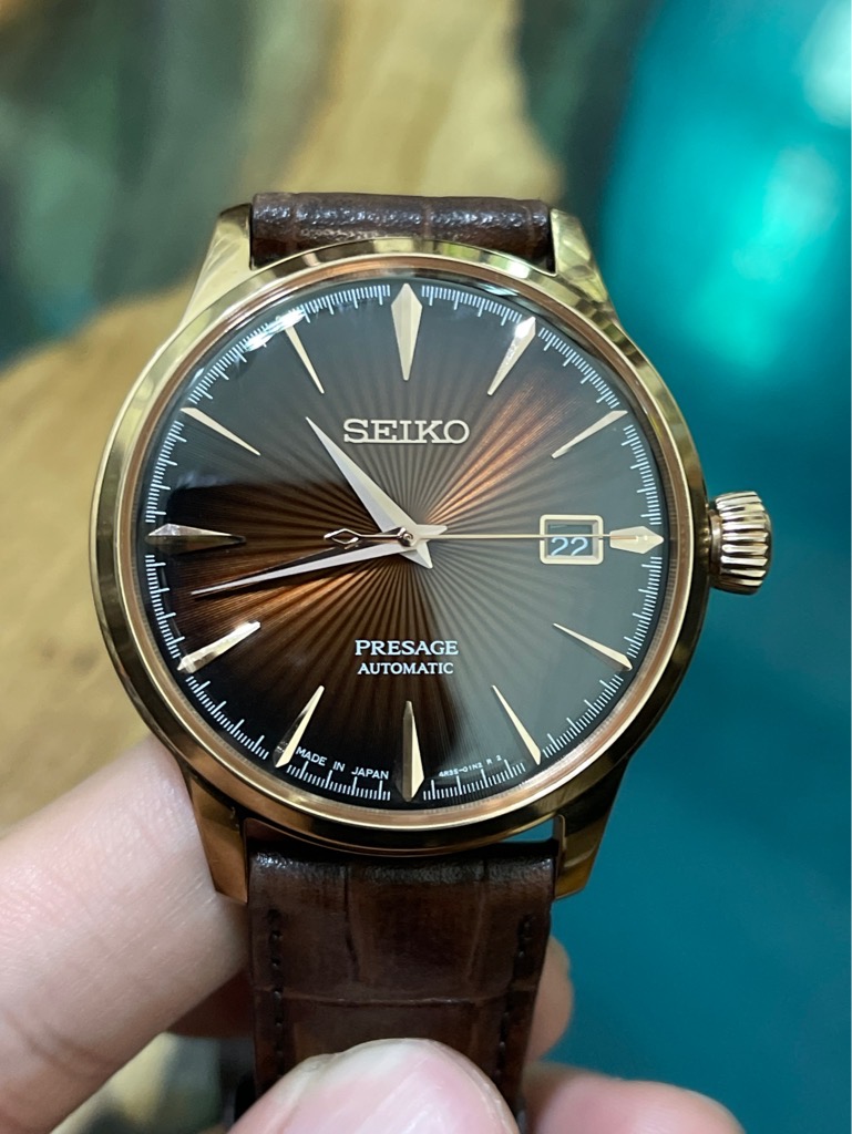 Đồng hồ Seiko Presage Cocktail SRPB46J1, Seiko 4R35 | Review đồng hồ nhật |  Quang Lâm.