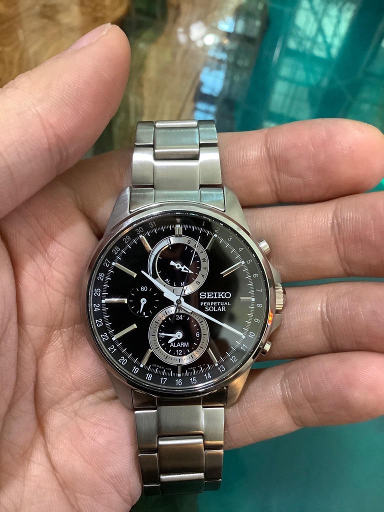 Đồng hồ Seiko Perpetual Solar V198-0AC0 - Made in Japan