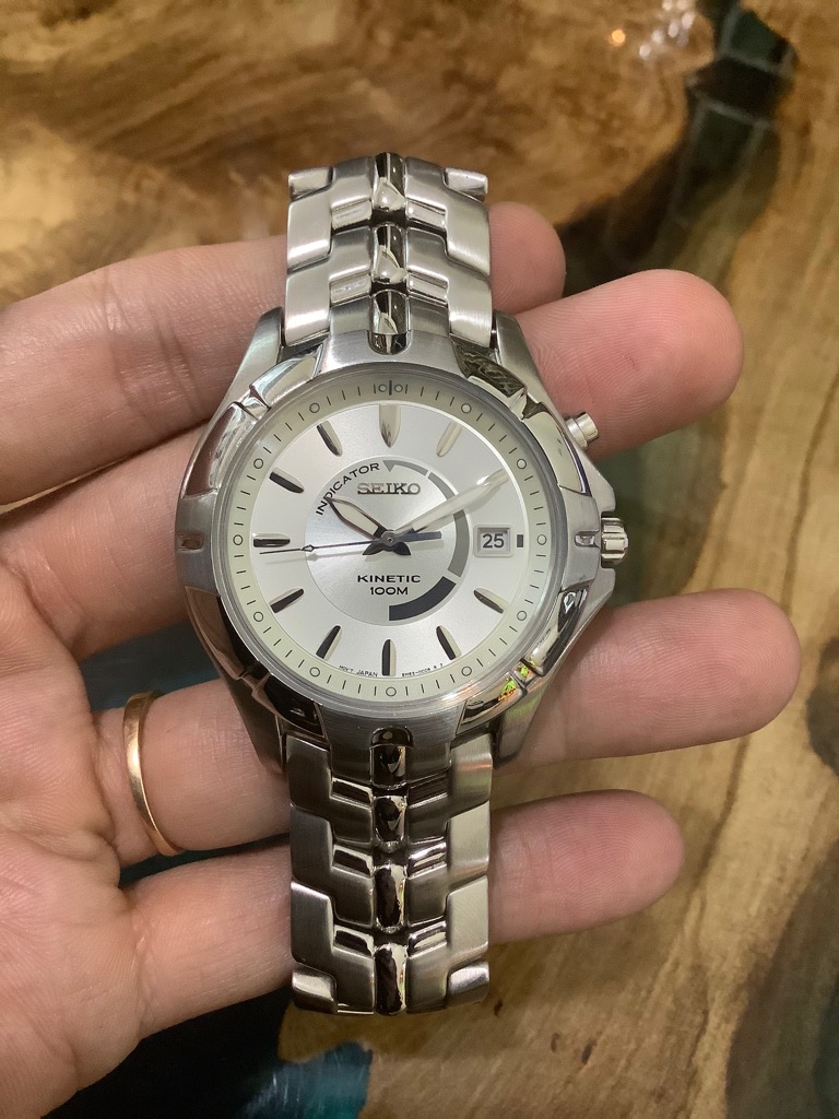 Seiko 5 Kinetic 100M Stainless Steel