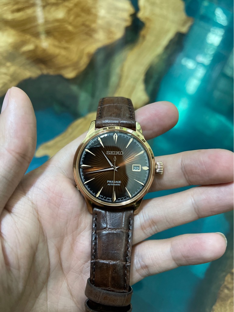 Đồng hồ Seiko Presage Cocktail SRPB46J1, Seiko 4R35 | Review đồng hồ nhật |  Quang Lâm.