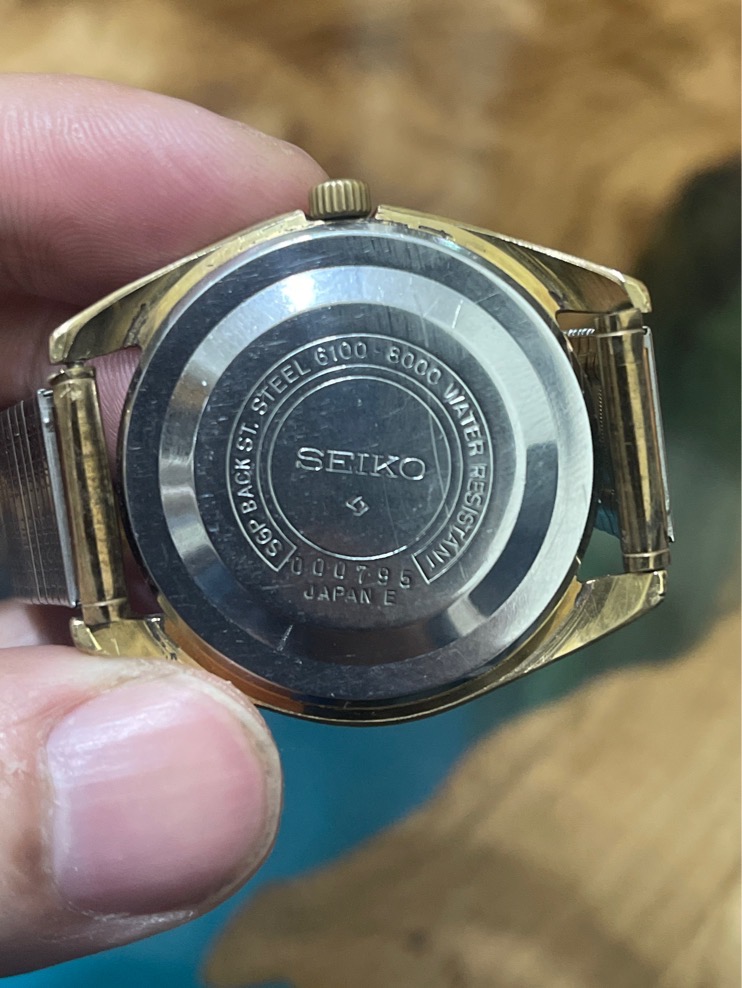 Vintage Seiko Skyliner 21 Jewels 6100-8000