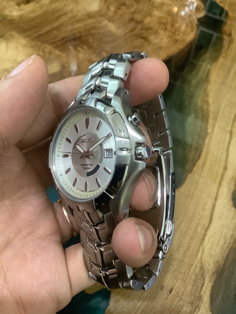 Seiko 5 Kinetic 100M Stainless Steel