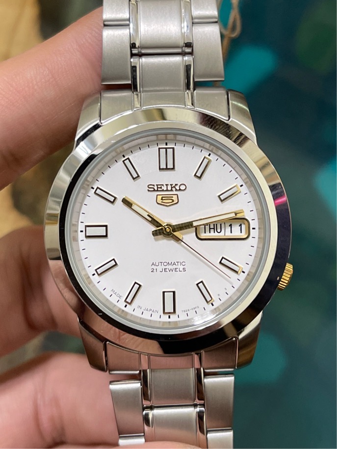 Mã 102: Đồng hồ Seiko 5 máy 7S26-02W0 - Made in Japan - cơ Nhật nội địa