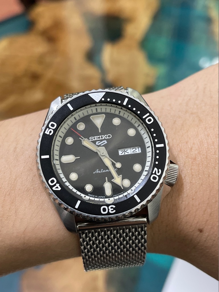 Đồng hồ Seiko 5 Sports SRPD75J1, Seiko 4R36 - 07G0 | Review đồng hồ nhật |  Quang