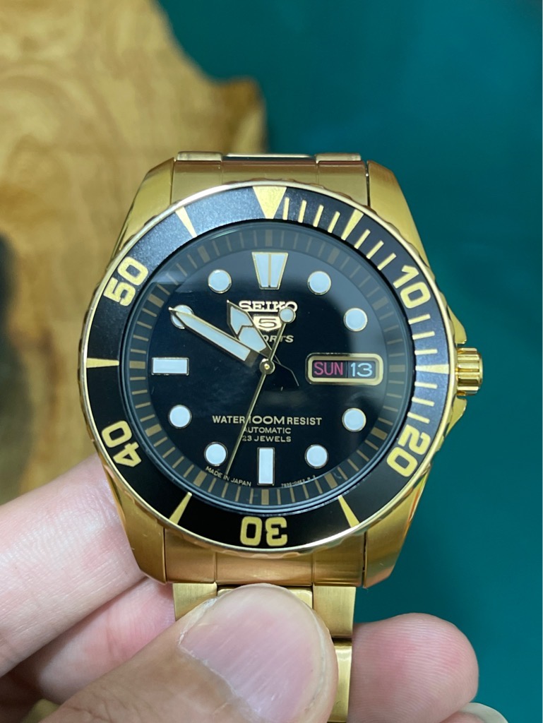 Mã số 270: Seiko 5 Sports SNZF22J1 máy 7S36 - 03C0 - Made in Japan