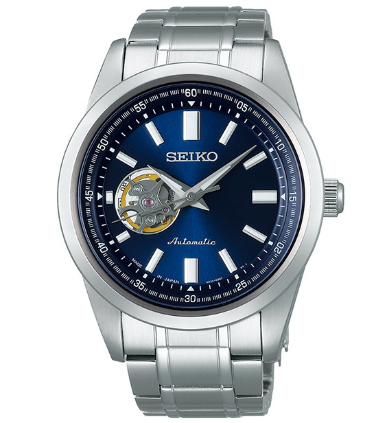 Đồng hồ Seiko Open Heart SCVE051, Seiko 4R38A - 02A0 | Đồng hồ nhật Quang  Lâm.