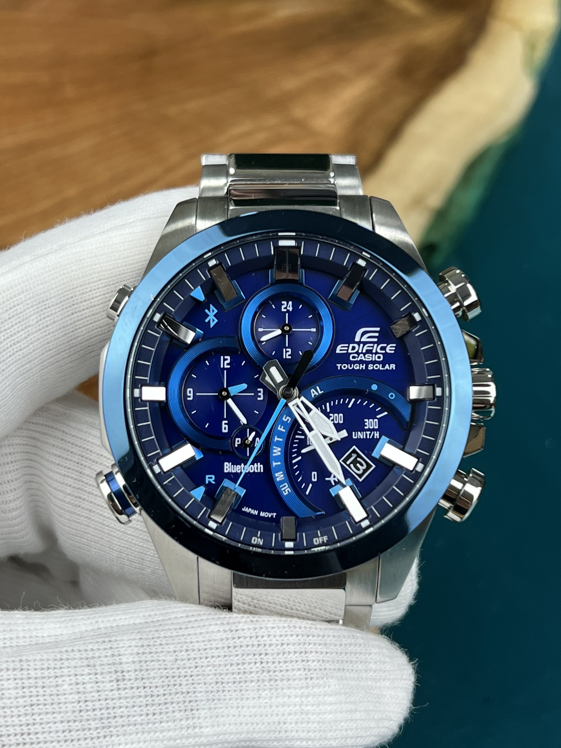 Solar Eqb 501 Casio Đồng Hồ Nam Chính Hãng CASIO EDIFICE EQB-501TRC-1A