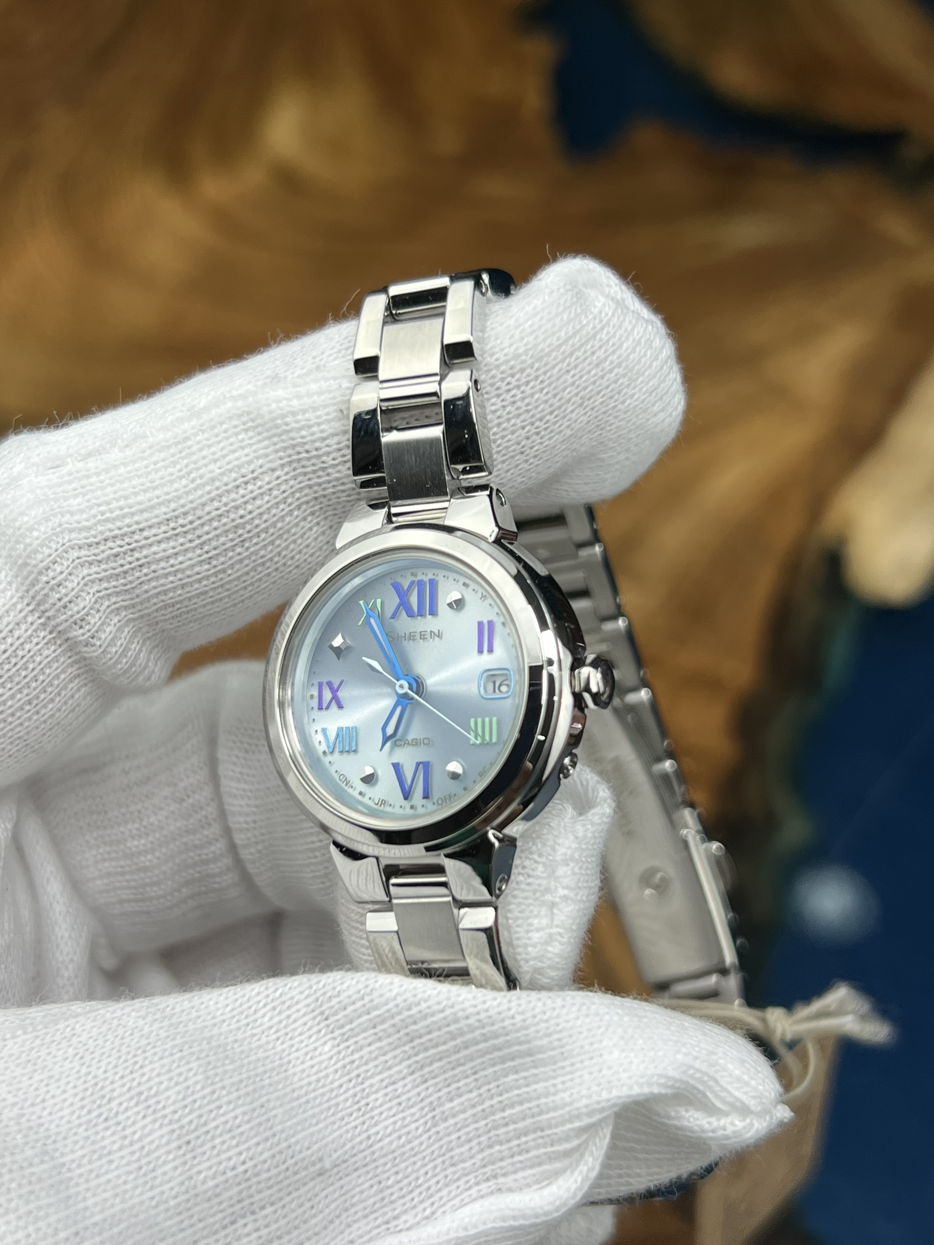 ng H N Casio Sheen Solar SHW 1508CD 2AJF