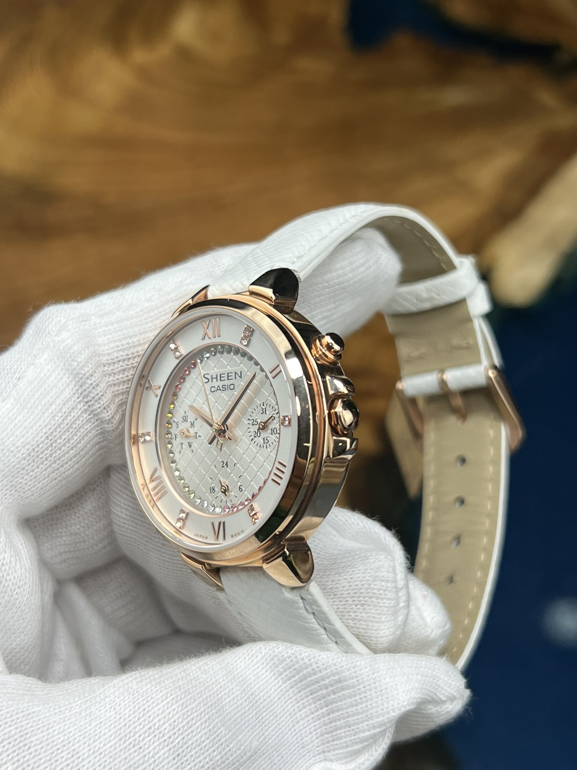 Đồng Hồ Nữ Casio Sheen SHE-3041GLJ-7AJF