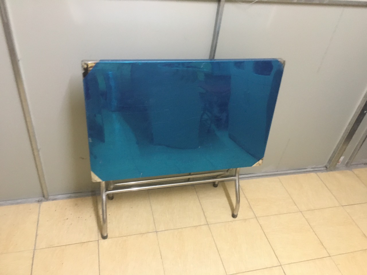 Bàn gấp inox chữ nhật 1000x600mm