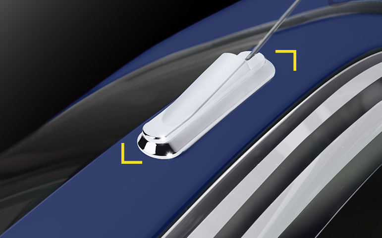 Ốp mạ cần gạt mưa  + ăng ten K250