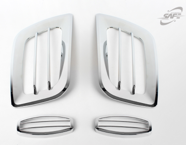 Ốp mạ đèn gầm và xi nhan xe H150