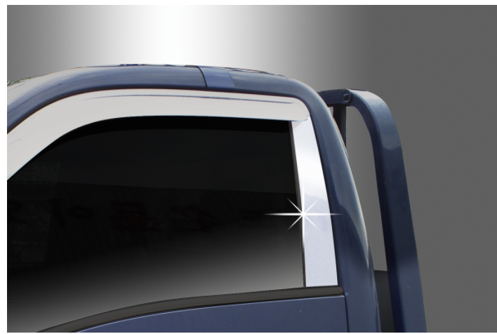 Ốp mạ cột xe K250, H150