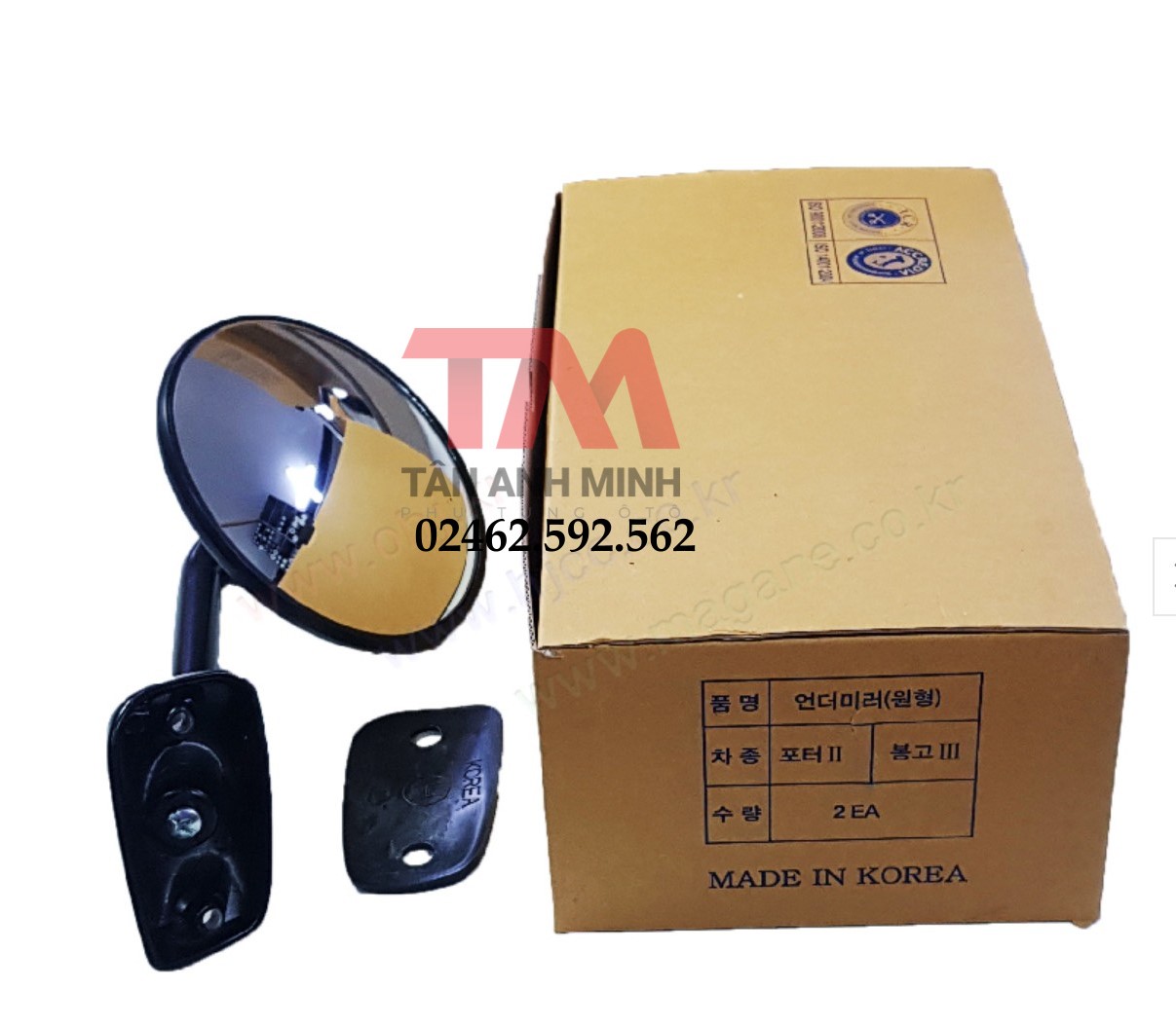 Gương lồi đầu xe K250, H150