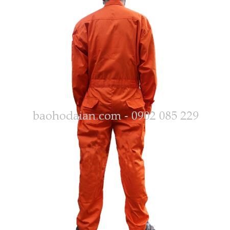 Áo liền quần bảo hộ màu cam