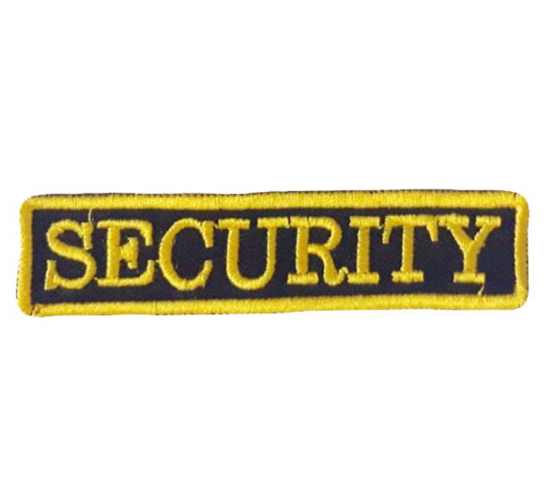 Logo thêu chữ "SECURITY"