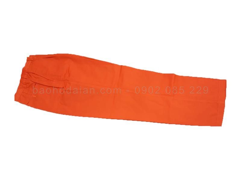 Quần áo điện lực kaki liên doanh màu cam