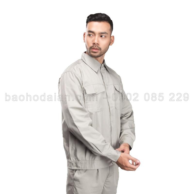 Quần áo bảo hộ DA01 vải pangrim túi hộp