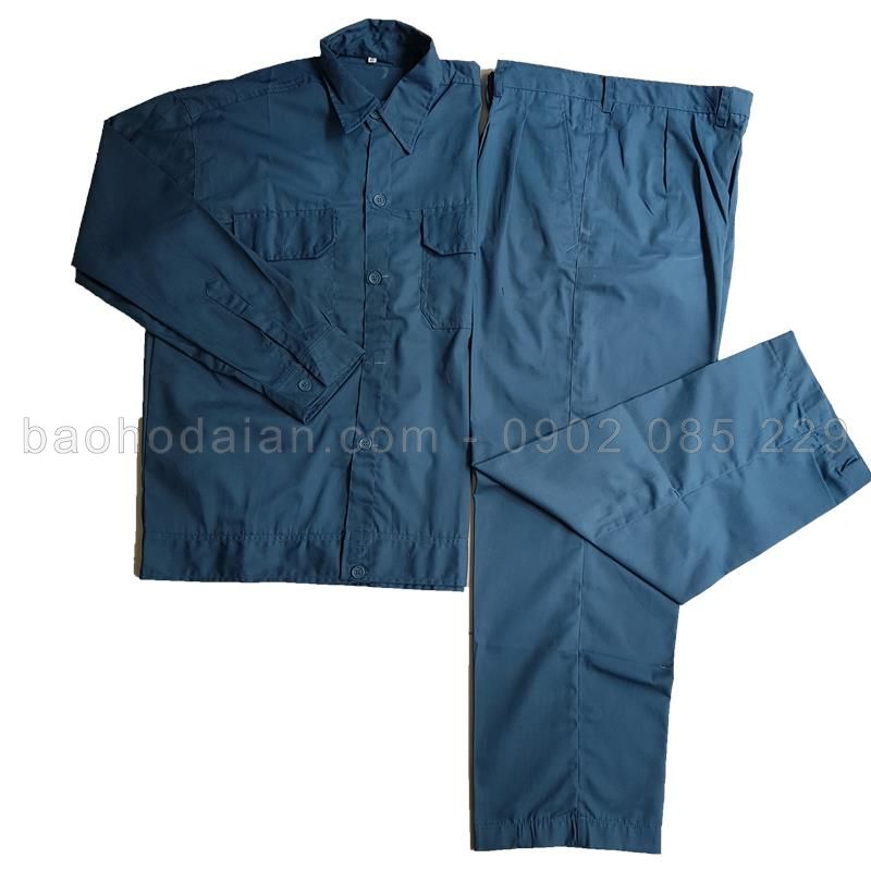 Quần Áo bảo hộ vải si màu xám xanh  (quần lẻ-áo lẻ)