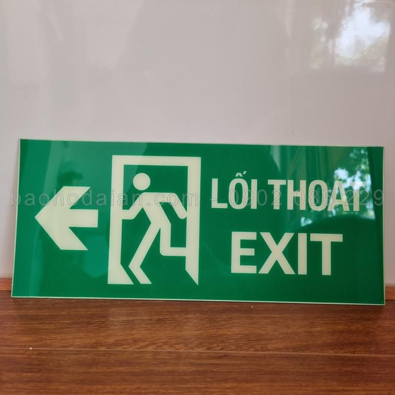 Biển Exit dạ quang