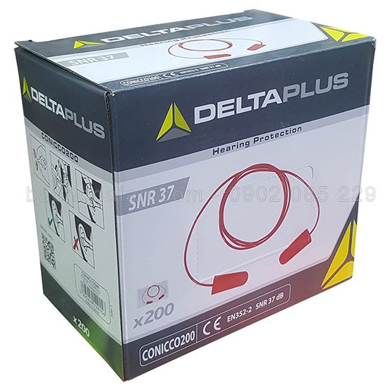 Nút tai giảm ồn Deltaplus conicco200