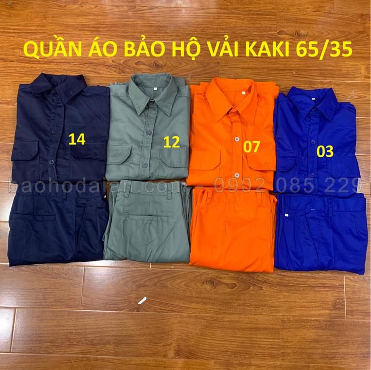 Quần áo bảo hộ vải 65/35