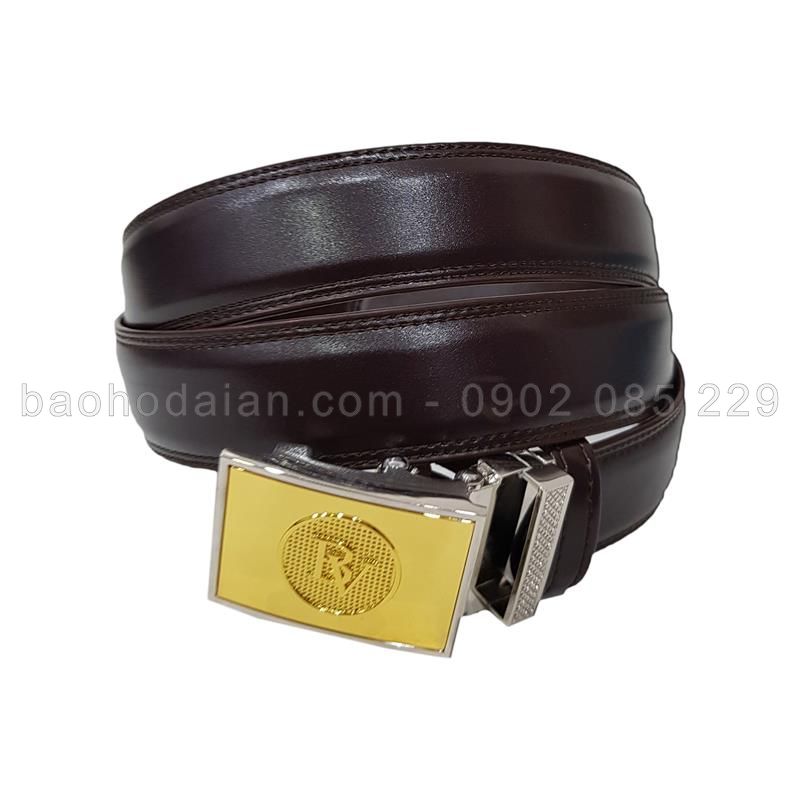 Dây lưng da bảo vệ mặt vàng