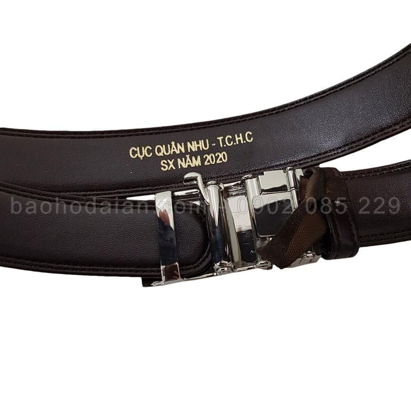 Dây lưng da bảo vệ mặt vàng