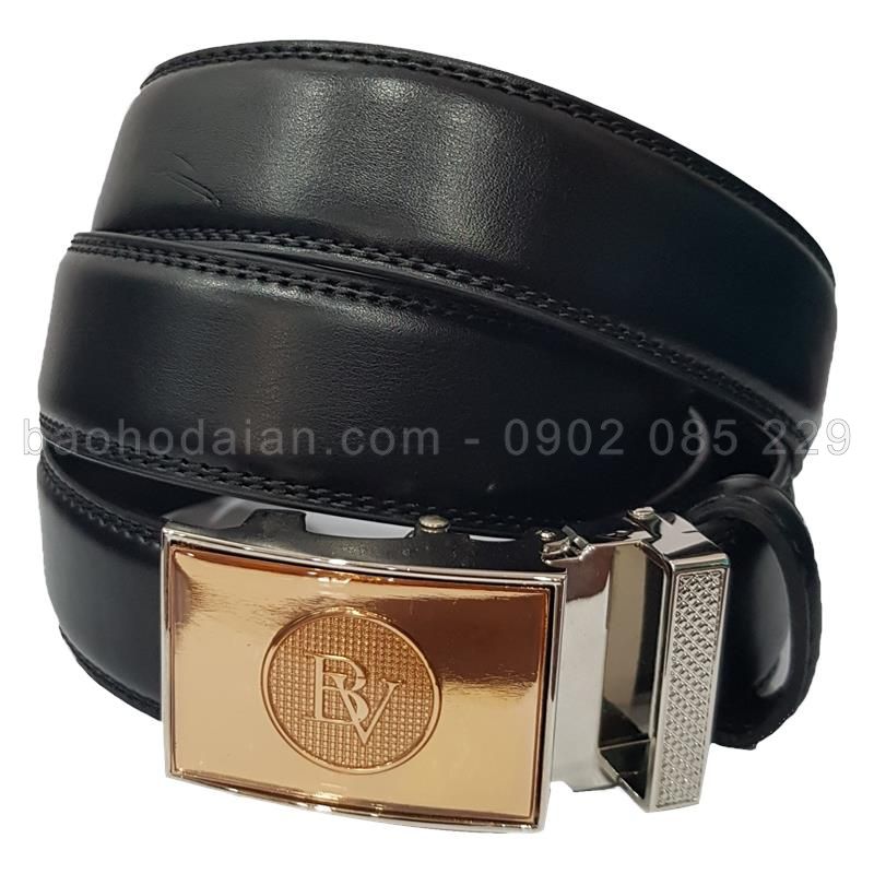 Dây lưng da bảo vệ mặt vàng