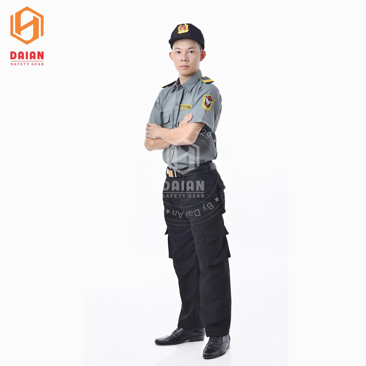 Quần áo bảo vệ ngắn tay vải kaki 65/35 BV09NT5