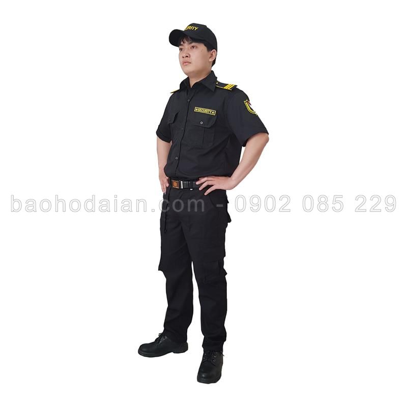 Đồng phục vệ sĩ ngắn tay vải 65/35