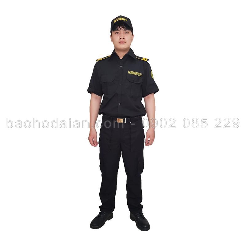 Đồng phục vệ sĩ ngắn tay vải 65/35