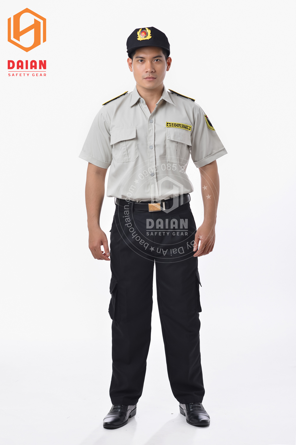 Quần áo bảo vệ ngắn tay vải kaki 65/35 BV11NT5