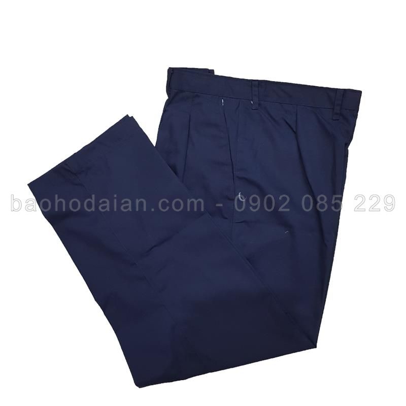 Quần áo bảo hộ vải si màu xanh đen  (quần lẻ-áo lẻ)