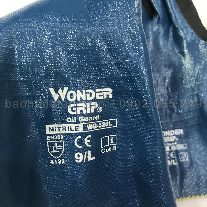 Găng tay chống dầu Wonder Grip WG-528L phủ nitrile