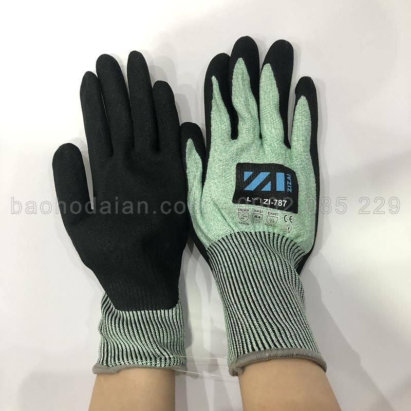 Găng Tay Chống Cắt Wonder Grip WG-787 phủ nitrile