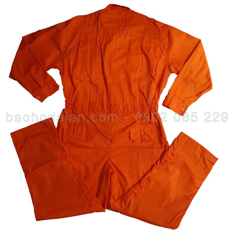 Áo liền quần bảo hộ màu cam